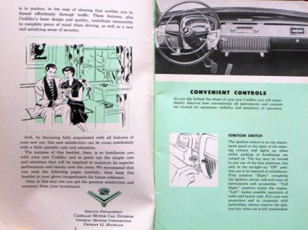 Cadillac Modell 1953 Betriebsanleitung (4452)